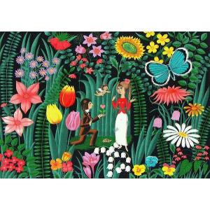 レイモン ペイネ お花のプロポーズ リトグラフ 絵画 額付 新品 版画 Dotpanj Tj
