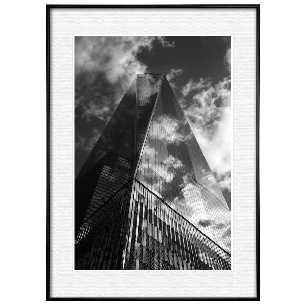 アメリカ写真 ニューヨーク ビルディング インテリアアート写真額装 S〜Lサイズ AS0005