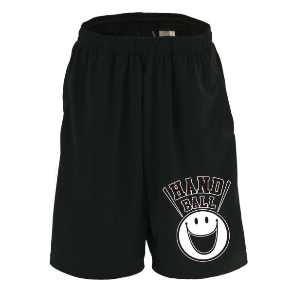 シンプルスマイリーフェイス HANDBALL ハンドボール ハーフパンツ ドライ 練習着 (AW)