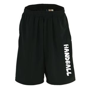 かわいい書体の HANDBALL ハンドボール ハーフパンツ ドライ 練習着 (AW)