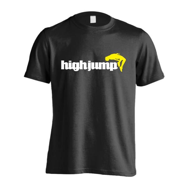 陸上競技 マラソン Tシャツ ウェア 半袖 メンズ 練習着 「High Jump 走高跳」 (AW)