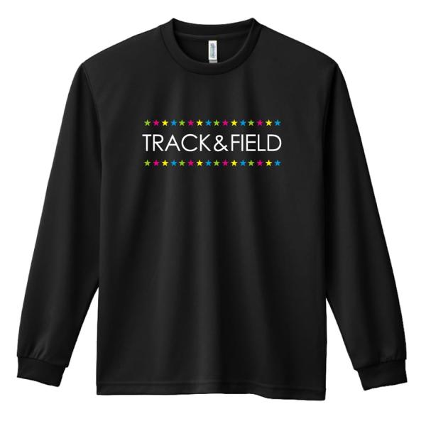 陸上競技 マラソン ロンT 長袖Tシャツ メンズ 練習着 「カラフルスターライン TRACK &amp; F...