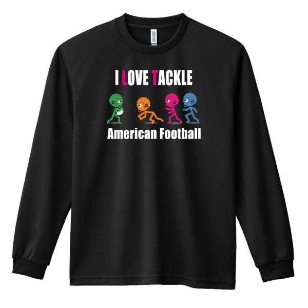 アメフト ロンT メンズ 練習着 「I LOVE TACKLE」 (AW) 長袖Tシャツ