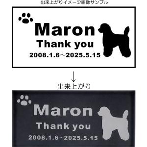 ペット 墓 墓石 プレート 墓標 庭 ペット ...の詳細画像3