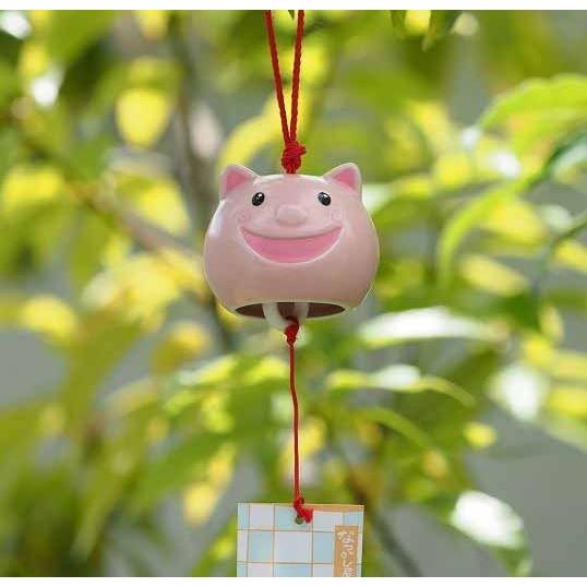 【結】試聴できます◆薬師窯　夏あそびぶた風鈴　◆メール便対応可