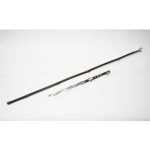 【結】新品未使用品◆掛け軸小物　矢筈（やはず）・ステン自在（45ｃｍ）セット