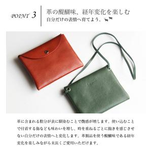 本革 サコッシュ 姫路レザー 日本製 ショルダ...の詳細画像3