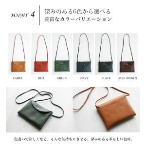 本革 サコッシュ 姫路レザー 日本製 ショルダ...の詳細画像4