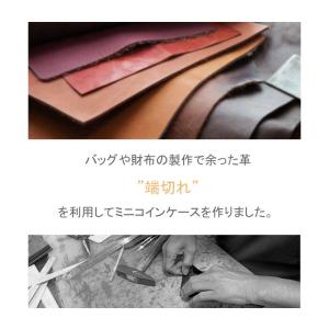 本革 コインケース ミニ 小さい 極小 スリム...の詳細画像1