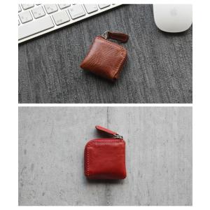 本革 コインケース ミニ 小さい 極小 スリム...の詳細画像2
