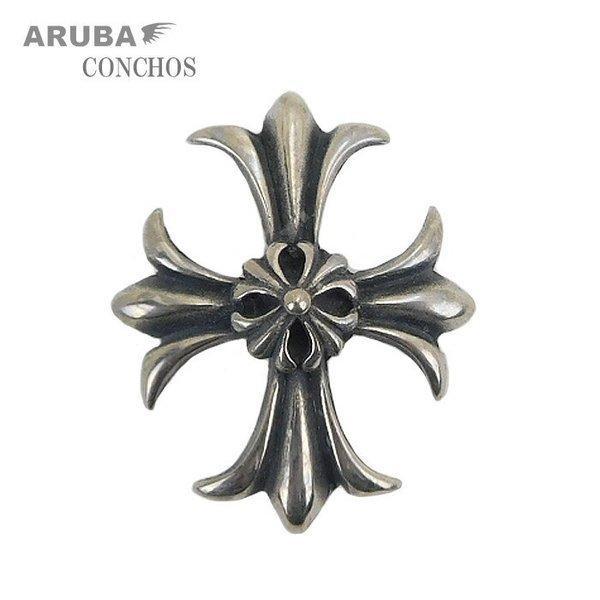 コンチョ 合金 十字架 クロス アイアンクロス  ねじ  レザー 手芸 レザークラフト  交換 （c...