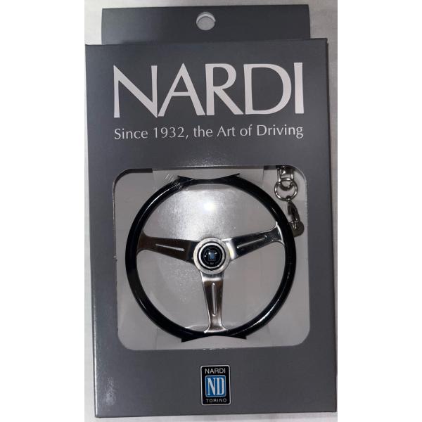 新製品　NARDIキーホルダー　クラシック　ブラック/ポリッシュ仕様
