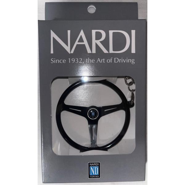 新製品　NARDIキーホルダー　クラシック　ブラック/ブラック仕様
