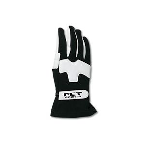 FET 3Dライトウエイトグラブ　BLK/WHT M　走行会　レーシンググローブ　日本製　在庫有り　