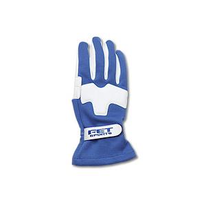 FET 3Dライトウエイトグラブ　BLU/WHT S　走行会　レーシンググローブ　日本製　在庫有り　