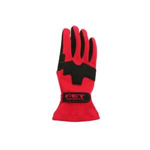 FET 3Dライトウエイトグラブ　RED/BLK M　走行会　レーシンググローブ　日本製　在庫有り　