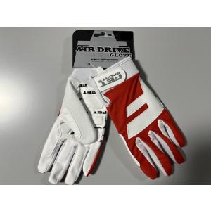 FET　AIR DRIVE　GLOVE　エアドライブグローブ　RED/WHT　L/XL　在庫有り