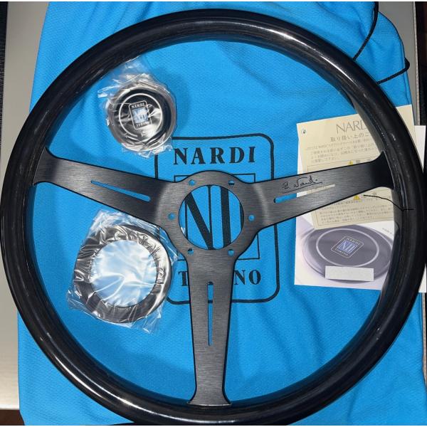 NARDI　日本限定モデル　ナルディ クラシック N127 360mm　ブラック/ブラックスポーク　...