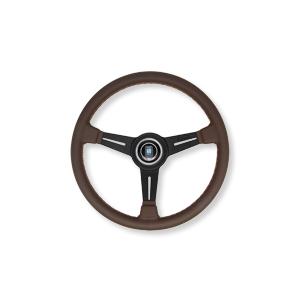 新製品　NARDI　ナルディ　N521　クラシック 36ブラウンレザー/ブラウンステッチ/ブラックス...