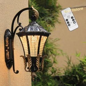 LED ブラケットライト 屋外 ソーラー充電 お...の商品画像