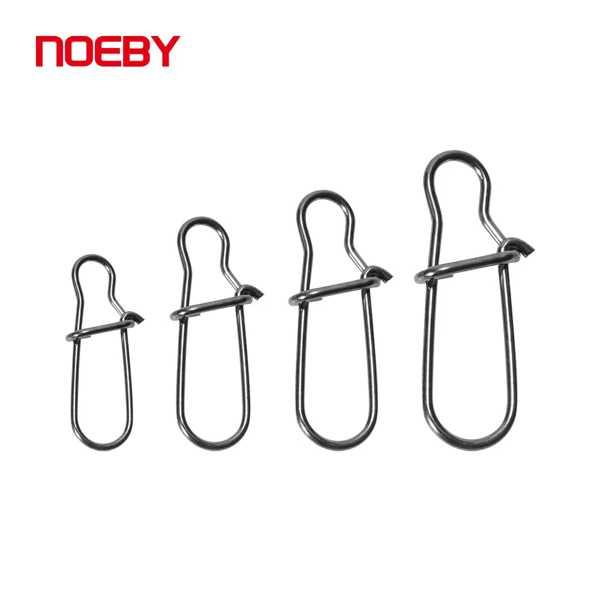 Noeby-ステンレス鋼の釣り用スナップフック クイッククリップコネクター スイベル 安全フック