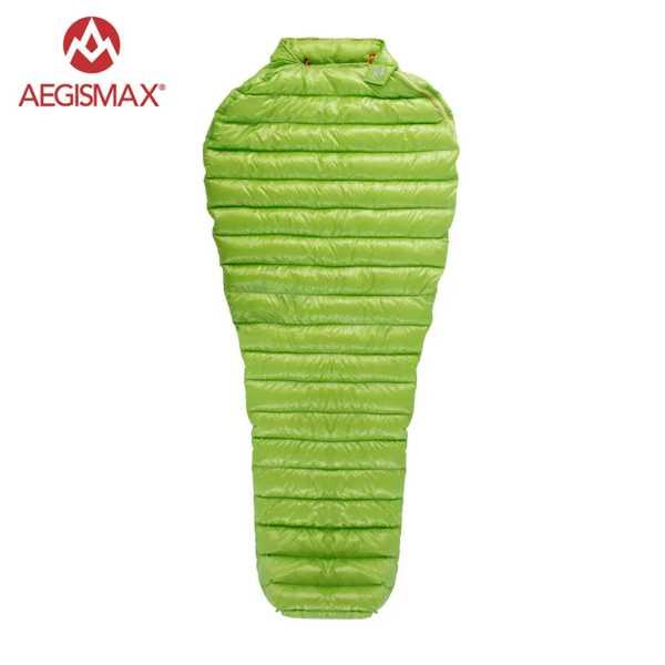 Aegismax-アウトドアキャンプ用寝袋 超軽量 95% グースダウン スリーシーズン