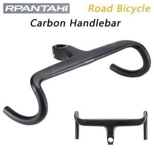 Rpantahi-超軽量28.6mmカーボンファイバー自転車ハンドルバー 一体型ウインドブレーカー サイクリングアクセサリー｜arucusshop
