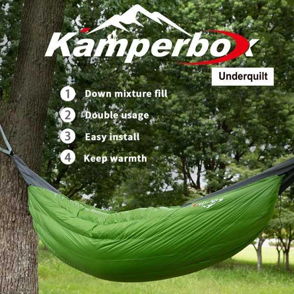 Kamperbox-ハイブリッド寝袋 キャンプ用キルト