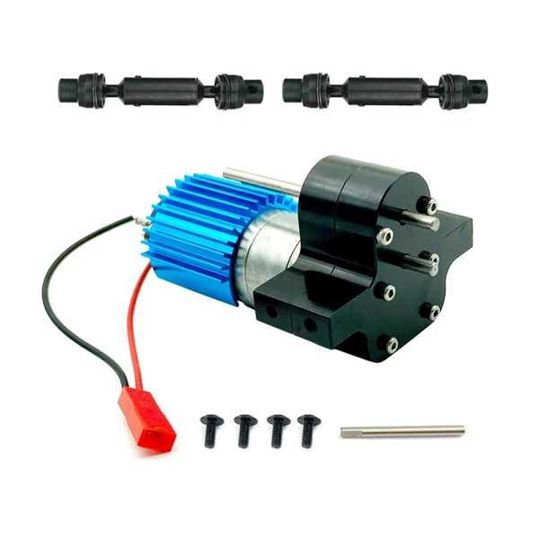 Metal 370 Motor Gearbox Gear Box with Drive Shaft ...