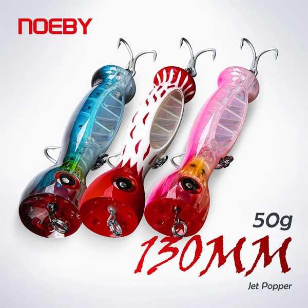 Noeby-海釣り用の人工餌セット 大きな魚を捕まえるためのルアー マグロ 130mm  50g  ...