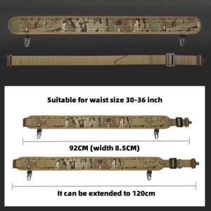 戦術的なミリタリーペイントベルト パッド入りソ...の詳細画像1