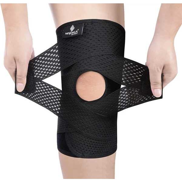 男性と女性のためのサイドスタビライザー付きの通気性のあるパッド 半月板損傷 膝の痛みを和らげるための...