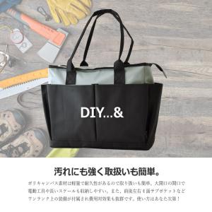 トートバッグ 18L 多ポケット 大容量 ファ...の詳細画像4