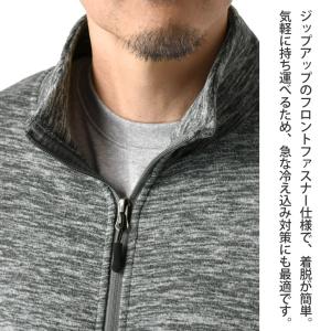 フリース ジャケット アウター ジップアップ ...の詳細画像2