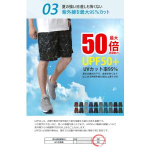 ハーフパンツ メンズ 接触冷感 吸水速乾 ショ...の詳細画像5