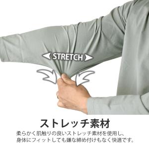 長袖Tシャツ メンズ ロンT カットソー モッ...の詳細画像5