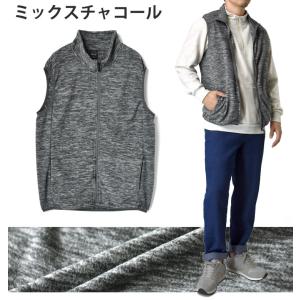 フリース メンズ フリースベスト 暖 起毛 ス...の詳細画像5