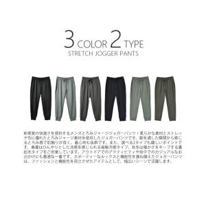ジョガーパンツ メンズ ストレッチパンツ とろ...の詳細画像1