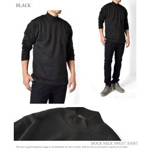 トレーナー メンズ スウェット モックネック ...の詳細画像5