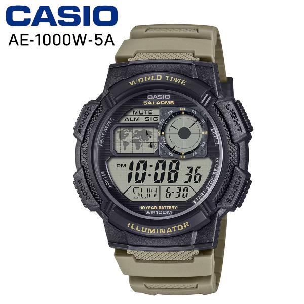 CASIO カシオ スタンダード デジタルウォッチ AE-1000W-5A メンズ レディース 腕時...