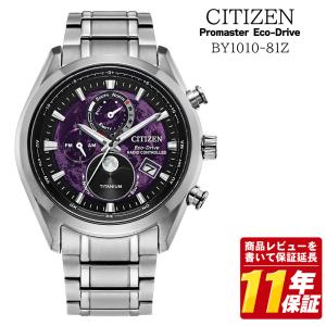 CITIZEN シチズン エコドライブBY1010-81Z メンズ ソーラー 100m防水 シルバー パープル 紫 エコ ドライブ 人気モデル