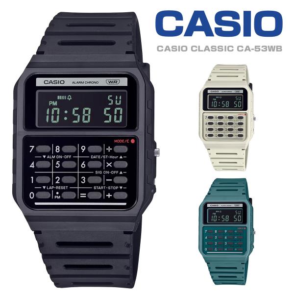 CASIO カシオ CLASSIC CASIO CA-53WB-1B 腕時計 時計 メンズ レディー...