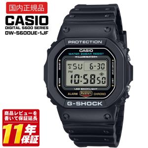 CASIO カシオ G-SHOCK DW-5600UE-1JF 腕時計 デジタル スクエア 5600シリーズ 防水 20気圧 ブラック 国内正規品 ジーショック 耐衝撃