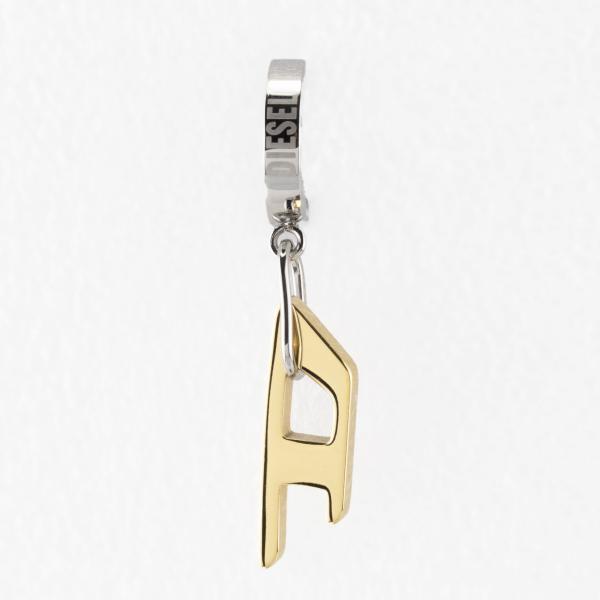 DIESEL ディーゼル ピアス 片耳 メンズ レディース フープ シルバー ゴールド ロゴ アクセ...