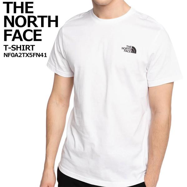 THE NORTH FACE ノースフェイス 海外モデル メンズ Tシャツ ホワイト メンズ トップ...