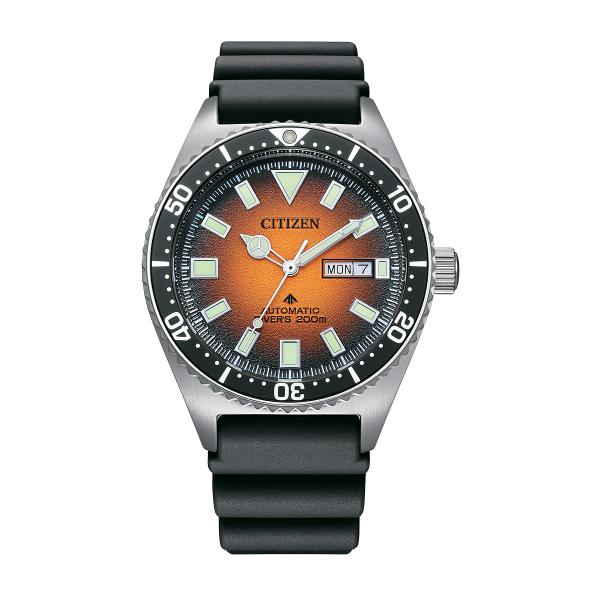 CITIZEN シチズン 腕時計 メンズ 時計 NY0120-01Z ラバー 機械式 自動巻き  並...