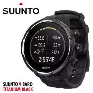 SUUNTO スント SUUNTO9 BARO TITANIUM BLACK スント9 バロ チタニウム チタン メンズ レディース AllBlack 時計 腕時計 オールブラック ss050145000
