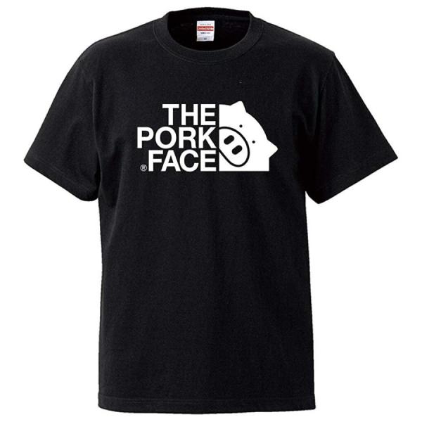 THE PORK FACE ポークフェイス Tシャツ メンズ レディース ブラック ホワイト ネイビ...