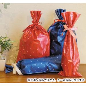 プレゼントギフトラッピング≪財布・小物用≫包装袋：赤レッド、青ブルー