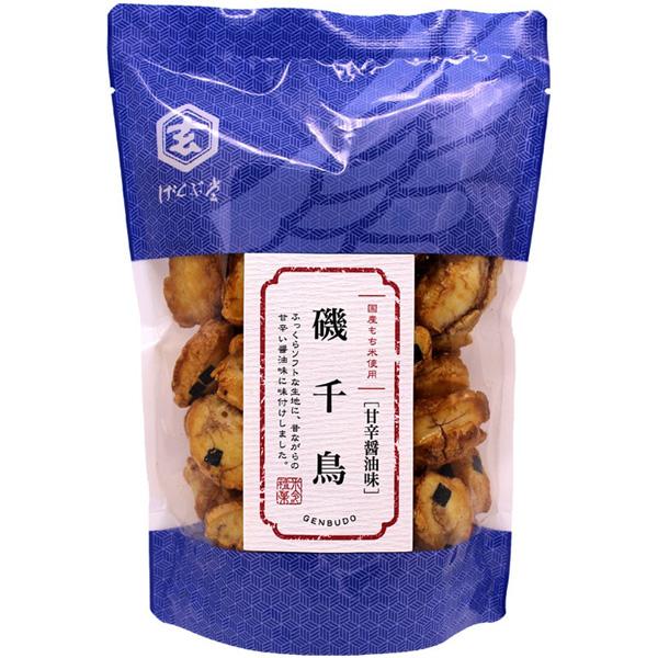 ＼クーポン有／ 磯千鳥 げんぶ堂 スタンドパック ふわふわサクサク 甘辛醤油味 国産もち米使用